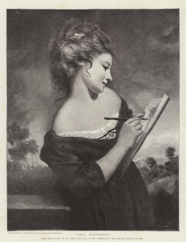 Kız Çizimi by Joshua Reynolds