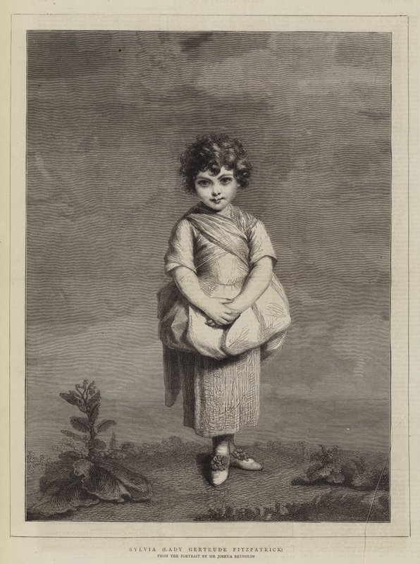 Sylvia, Leydi Gertrude Fitzpatrick by Joshua Reynolds