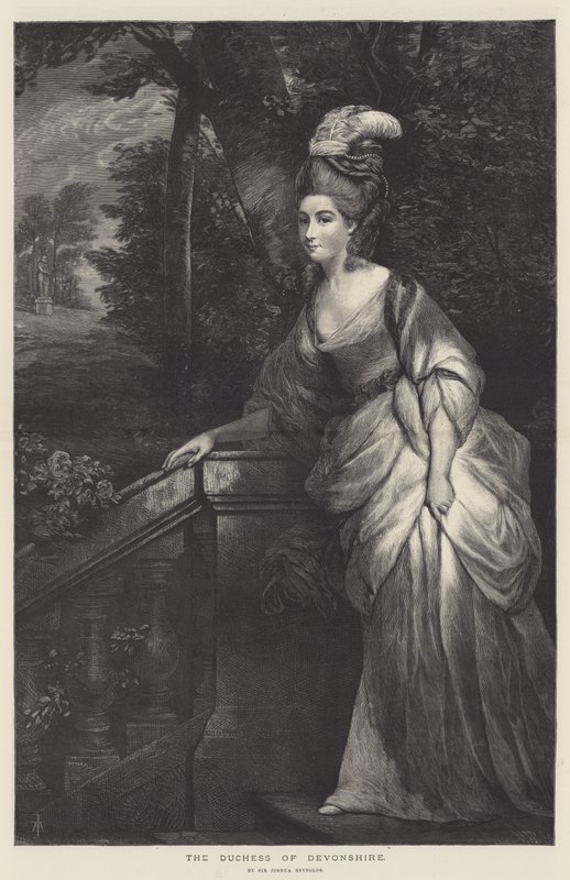 Devonshire Düşesi by Joshua Reynolds