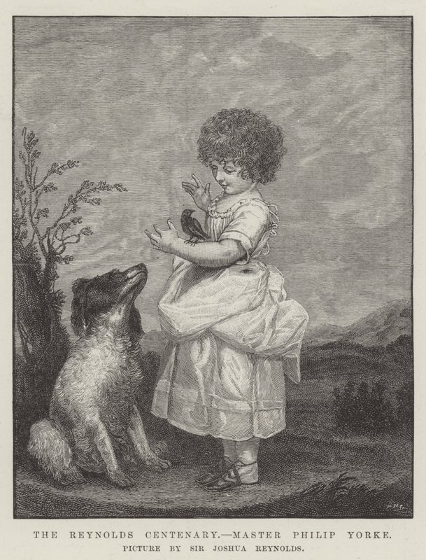 The Reynolds Centenary, Master Philip Yorke  by Joshua Reynolds