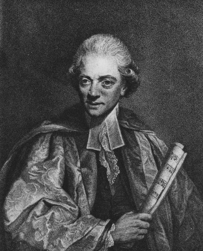 Dr Charles Burney (taş) by Joshua (after) Reynolds