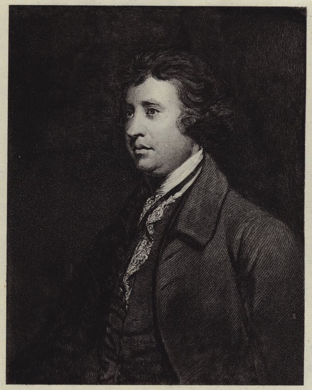 Edmund Burke (taş) by Joshua (after) Reynolds