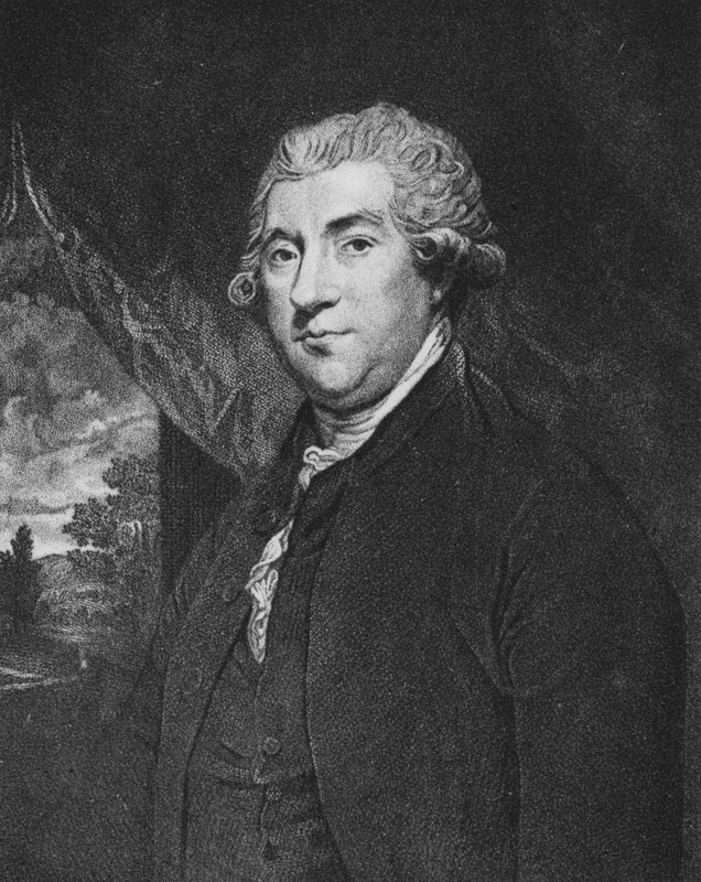 James Boswell, portre (taş) by Joshua (after) Reynolds
