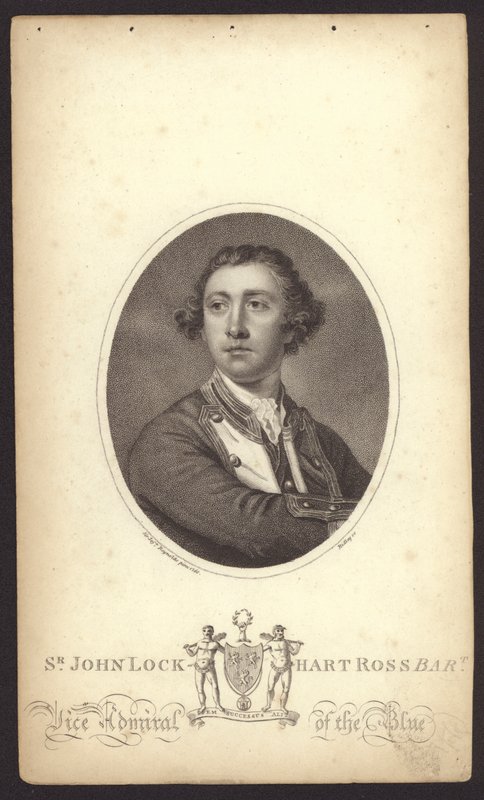 Sir John Lockhart-Ross, İngiliz amiral (gravür) by Joshua (after) Reynolds