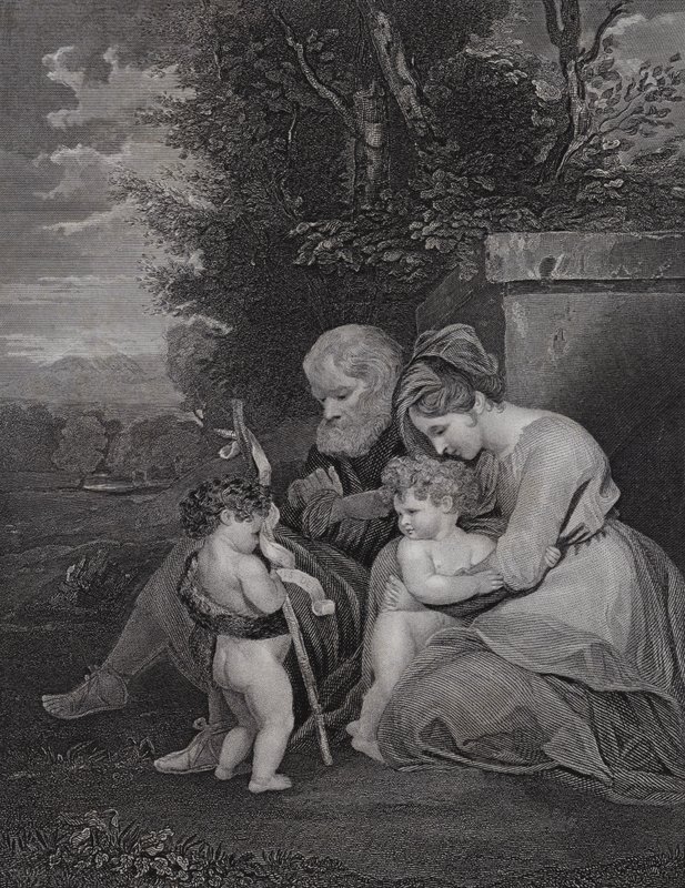Kutsal Aile (gravür) by Joshua (after) Reynolds