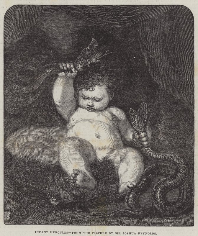 Bebek Herkül by Joshua Reynolds