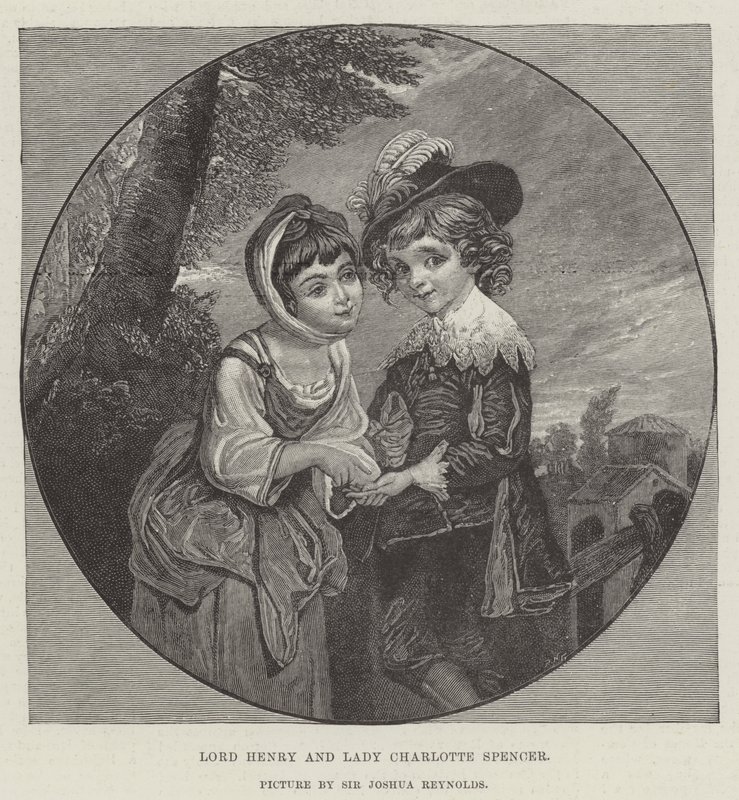 Lord Henry ve Leydi Charlotte Spencer by Joshua Reynolds