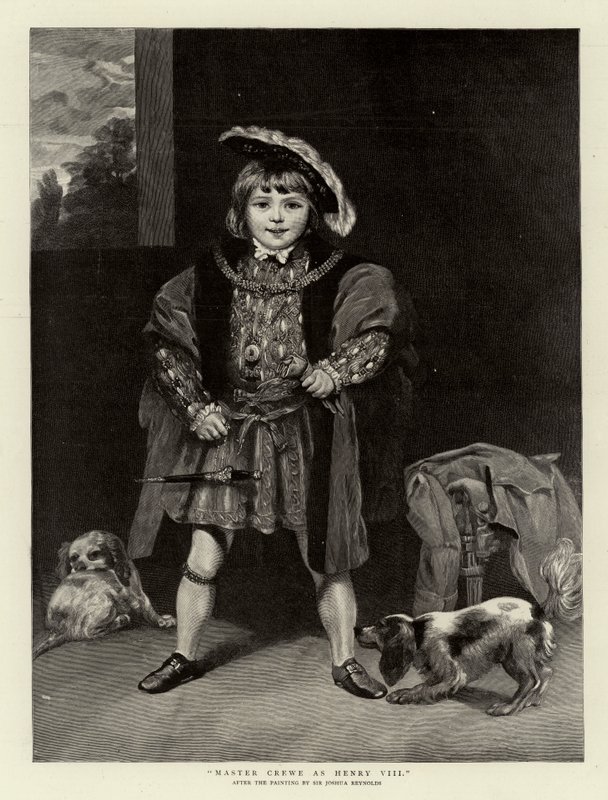 Usta Crewe as Henry VIII by Joshua Reynolds