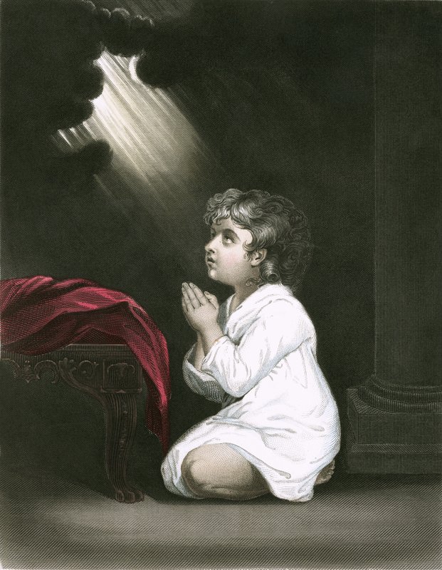 çocukken samuel by Joshua Reynolds