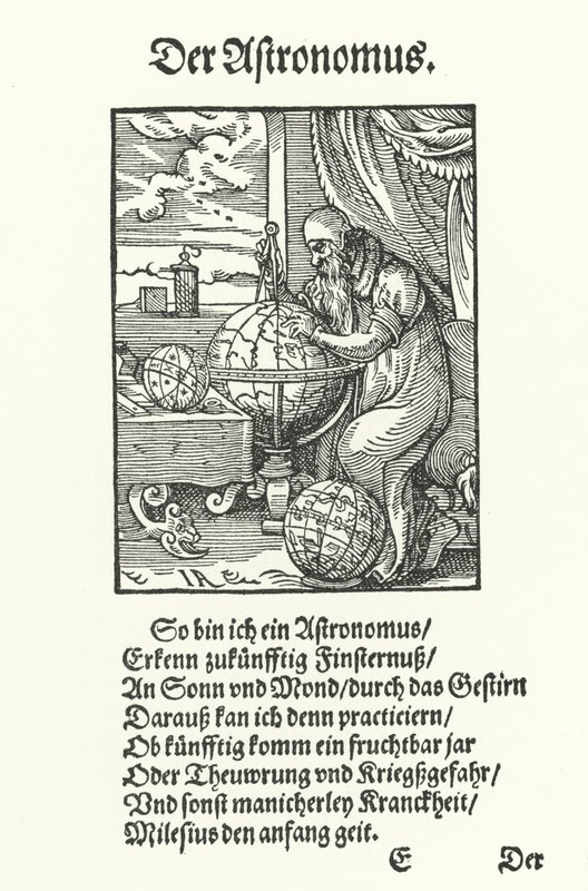 Astronom (gravür) by Jost (after) Amman