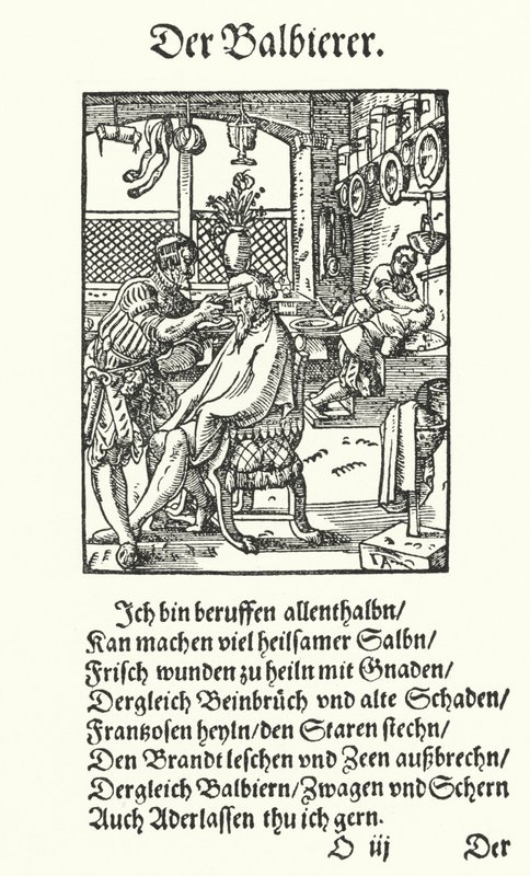 Berber (gravür) by Jost (after) Amman