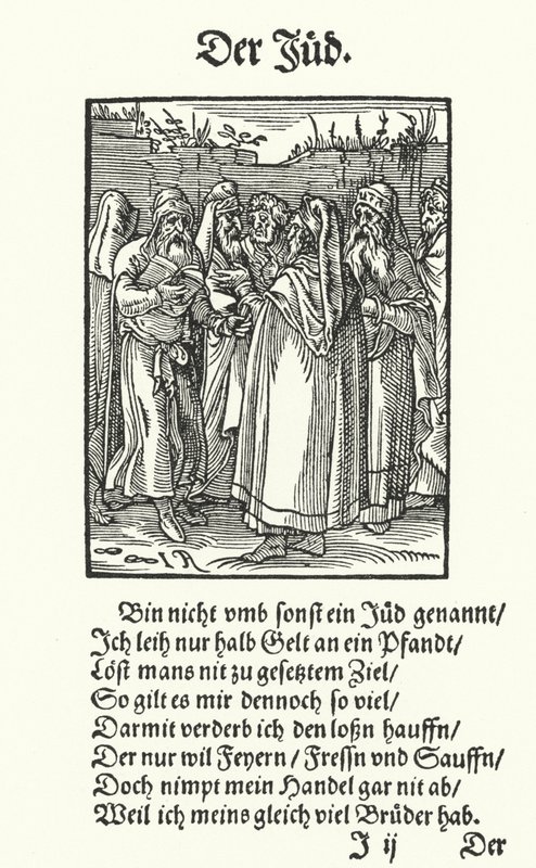 Yahudi Tefeci (gravür) by Jost (after) Amman