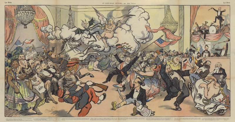 Le cake-walk officiel  by Jules Abel Faivre