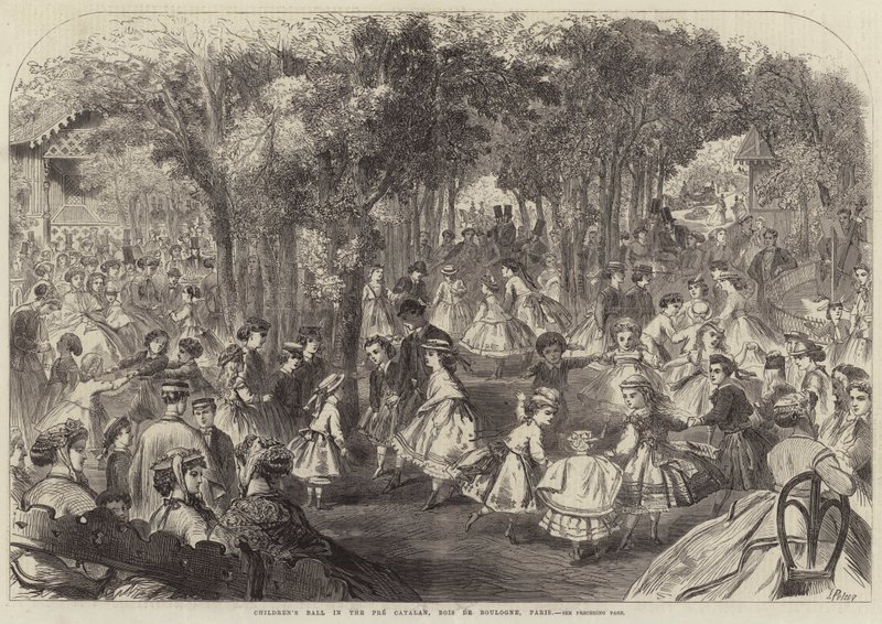 Ön Katalan Çocuk Balosu, Bois de Boulogne, Paris by Jules Pelcoq