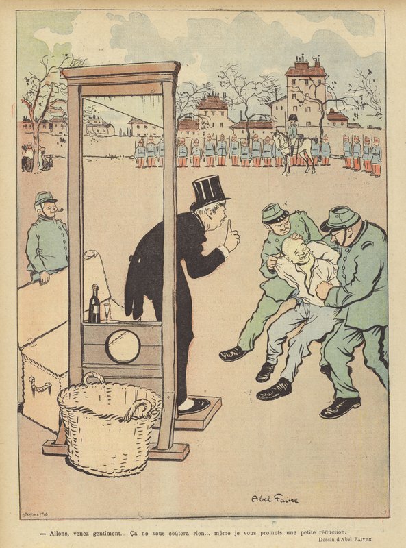 Le Rire için İllüstrasyon by Jules Abel Faivre