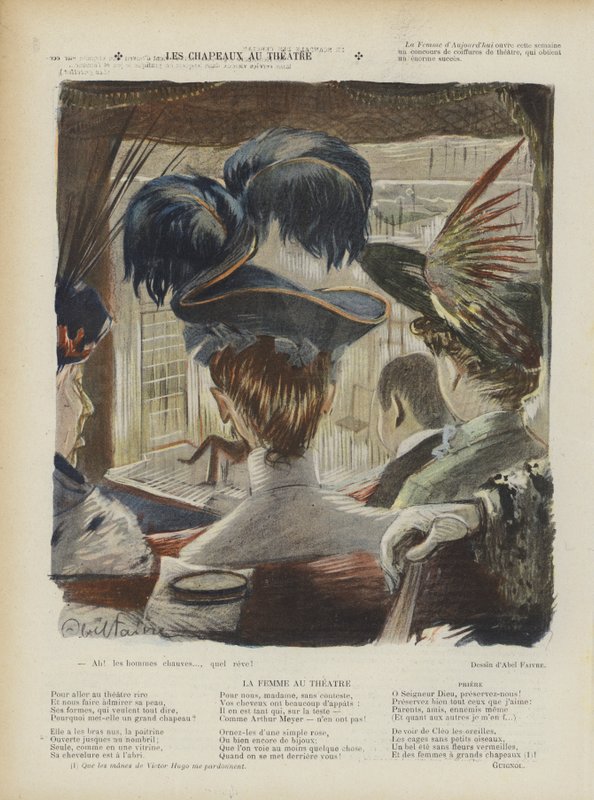 Le Rire için İllüstrasyon by Jules Abel Faivre