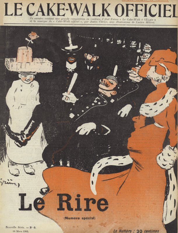 Le Rire için İllüstrasyon by Jules Alexandre Gruen or Grun