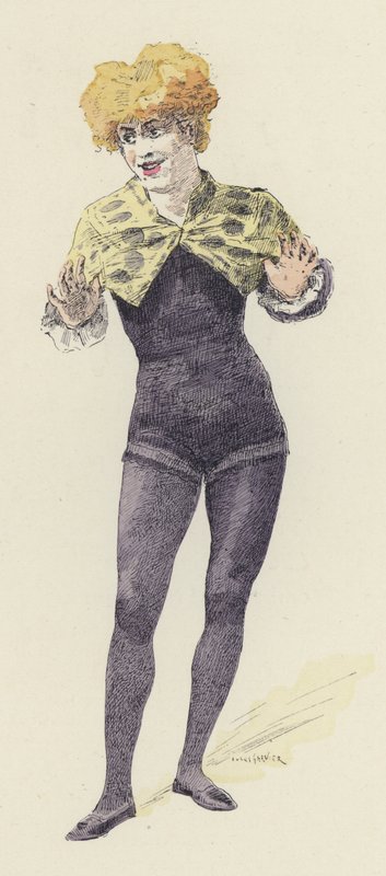 Dişi palyaço (renkli taş) by Jules Arsene (after) Garnier