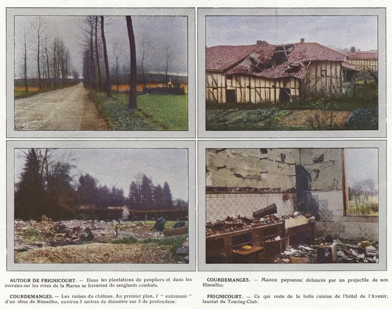 Frignicourt, Courdemanges, Courdemanges, Frignicourt civarında by Jules Gervais Courtellemont