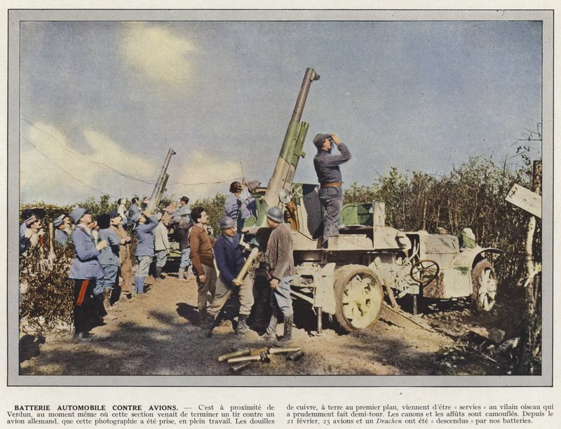 Batterie Automobile Contre Avions  by Jules Gervais Courtellemont