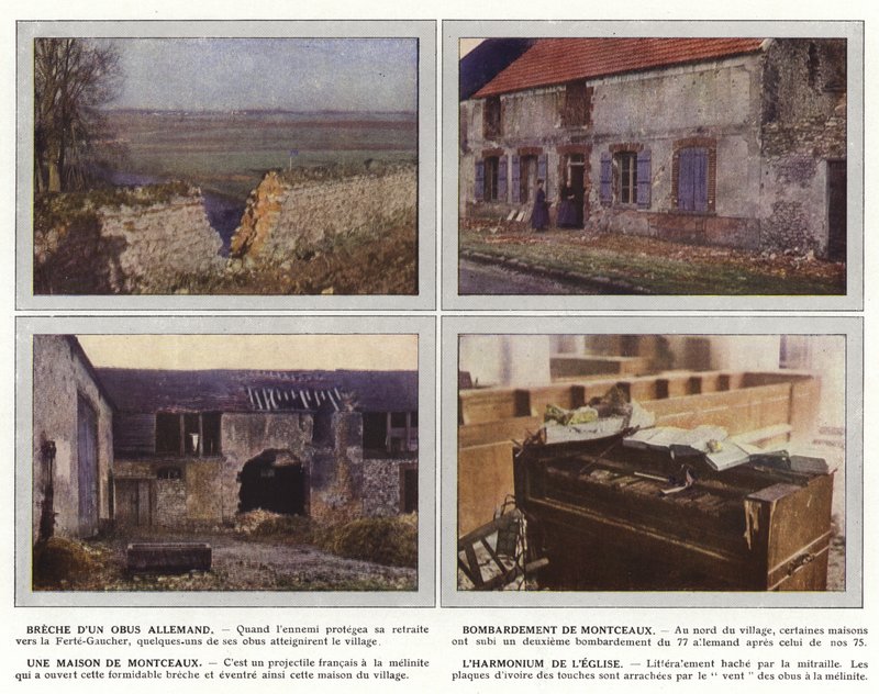 Bir Alman Kabuğunun İhlali, Montceaux