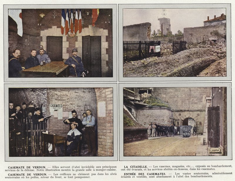Verdun Kazamat, Kale, Verdun Kazamat, Kazamatların Girişi by Jules Gervais Courtellemont