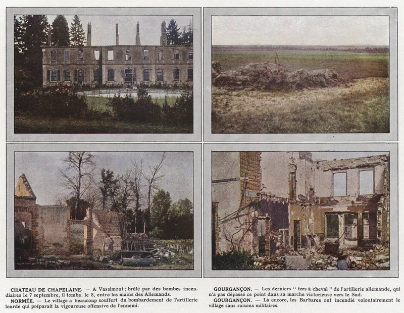 Chateau de Chapelaine, Gourgancon, Normee, Gourgancon by Jules Gervais Courtellemont