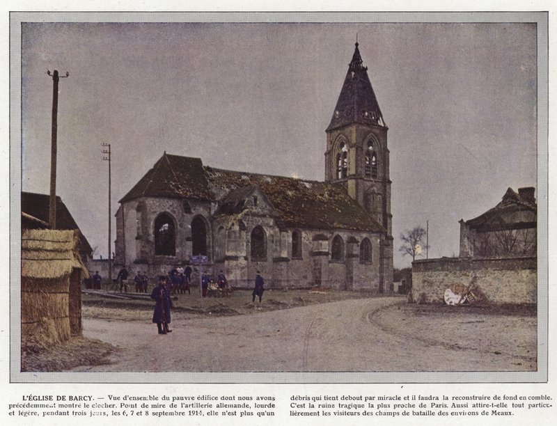 Barcy Kilisesi by Jules Gervais Courtellemont