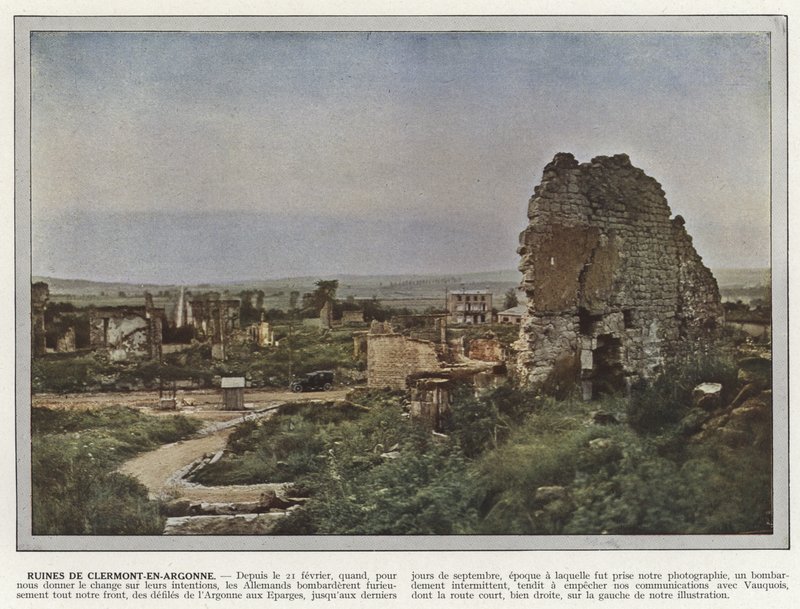 Clermont-En-Argonne Harabeleri by Jules Gervais Courtellemont