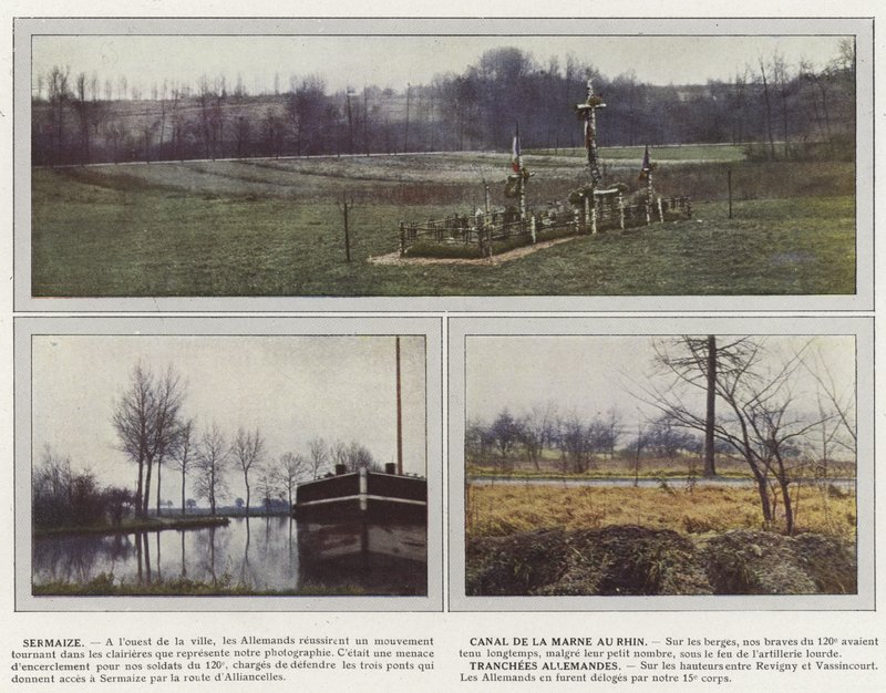 Sermaize, Marne-Ren Kanalı, Alman Dilimleri by Jules Gervais Courtellemont