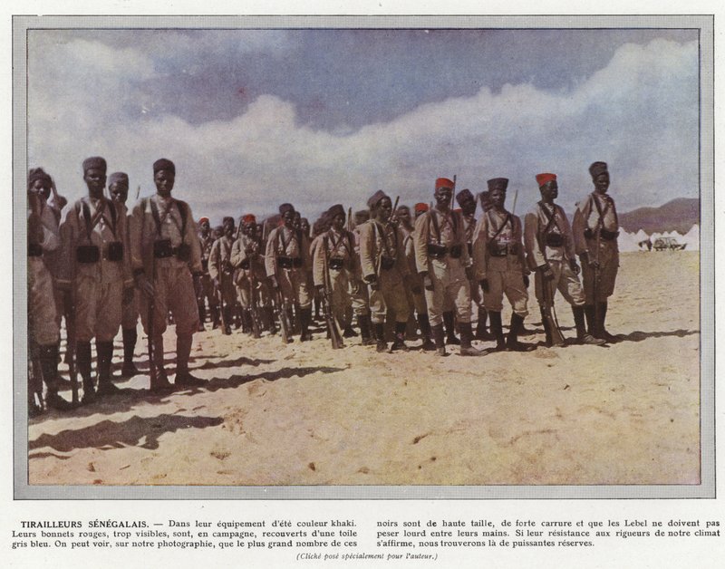 Senegalli Tirailleurs by Jules Gervais Courtellemont