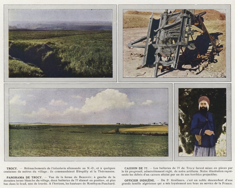 Trocy, 77 Kutusu, Trocy Panoraması, Yerli Subay by Jules Gervais Courtellemont