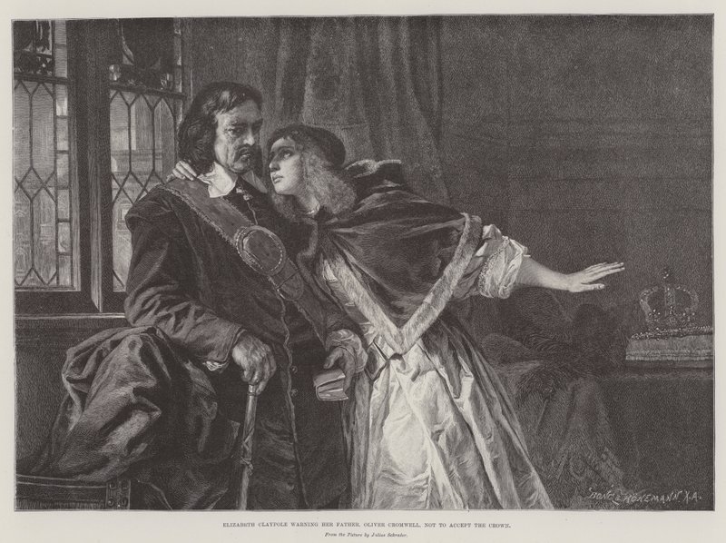 Elizabeth Claypole, babası Oliver Cromwell