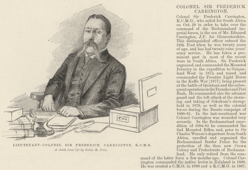 Yarbay Sir Frederick Carrington, KCMG by Julius Mandes Price