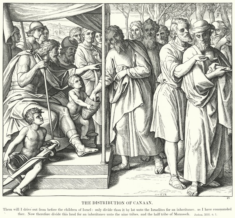 Kenan Dağılımı (gravür) by Julius (after) Schnorr von Carolsfeld
