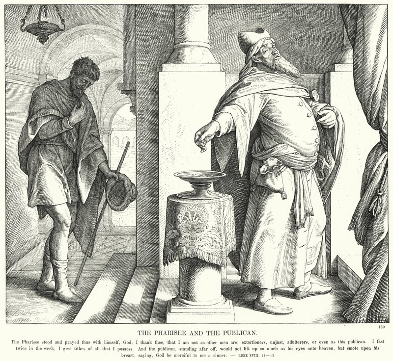 Ferisi ve Memur (gravür) by Julius (after) Schnorr von Carolsfeld