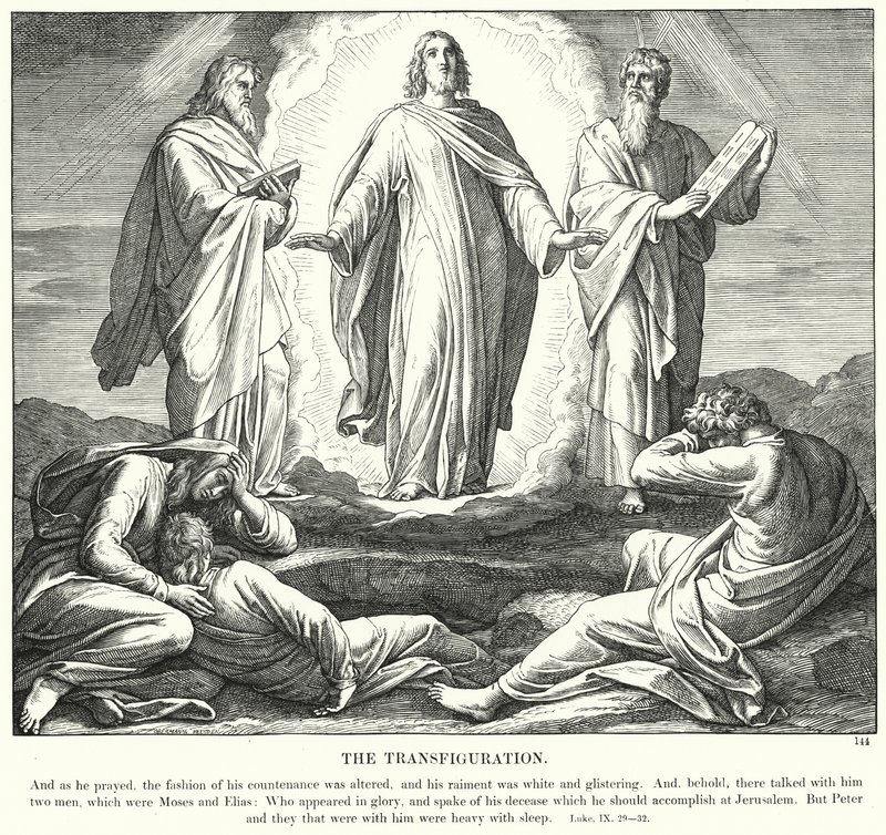 Başkalaşım (gravür) by Julius (after) Schnorr von Carolsfeld