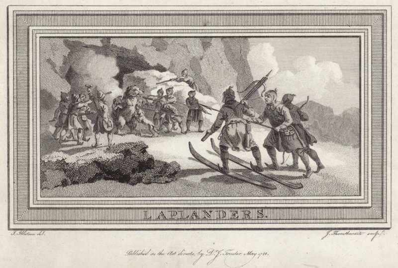 Laponyalılar by Julius Caesar Ibbetson