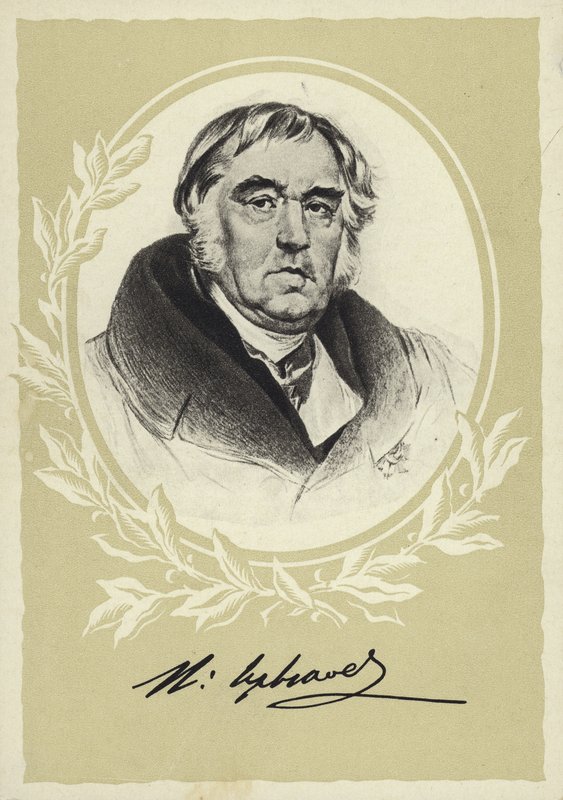 Ivan Krylov, Rus fabulist by Karl Pavlovich Bryullov