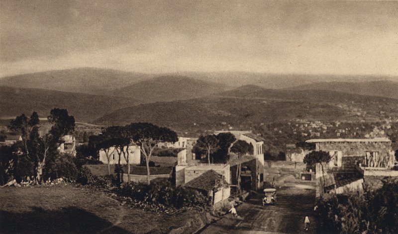 Beyrut manzarası (s/b fotoğraf) by Karl Grober