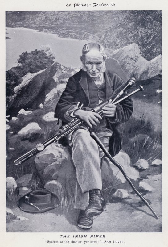 İrlandalı Piper (s/b fotoğraf) by Karl Karlovich Piratsky