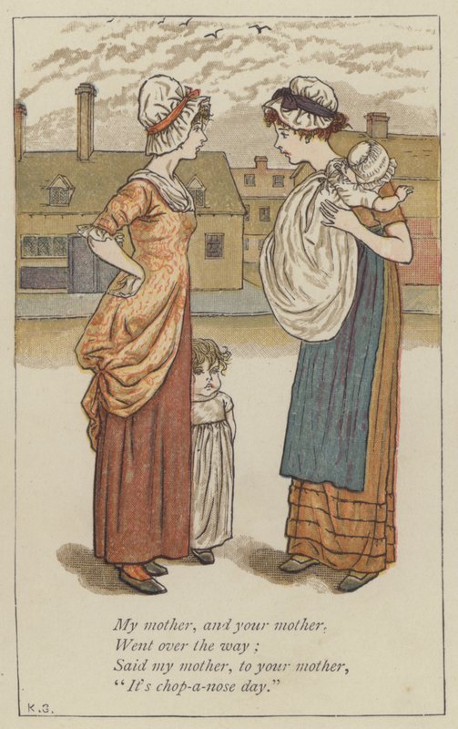 Annem ve senin annen (renkli taş) by Kate (after) Greenaway