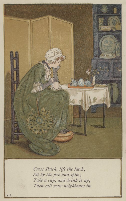 Çapraz Yama, mandalı kaldırın by Kate Greenaway