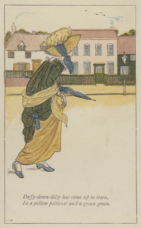 Daffy-down-dilly şehre geldi by Kate Greenaway