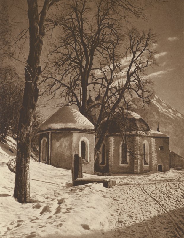 Oberstdorf yakınlarındaki Loretto Şapeli; Oberstdorf yakınlarındaki Loretto Şapeli (s/b fotoğraf) by Kurt Hielscher