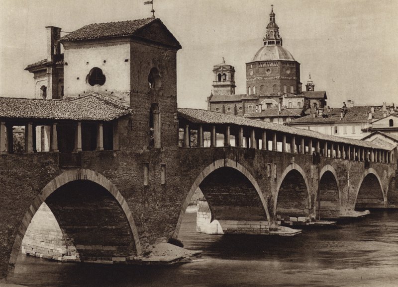 İtalya: Pavia (s/b fotoğraf) by Kurt Hielscher