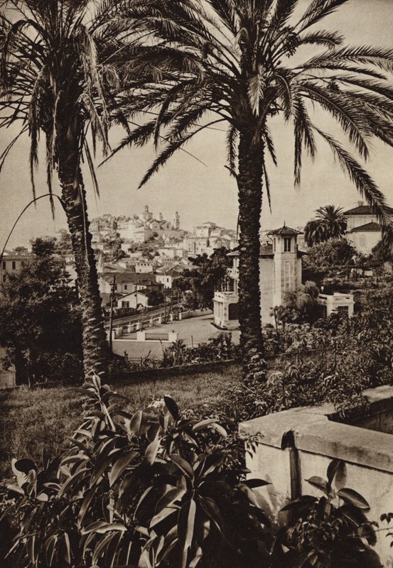 İtalya: Porto Maurizio, Riviera (s/b fotoğraf) by Kurt Hielscher