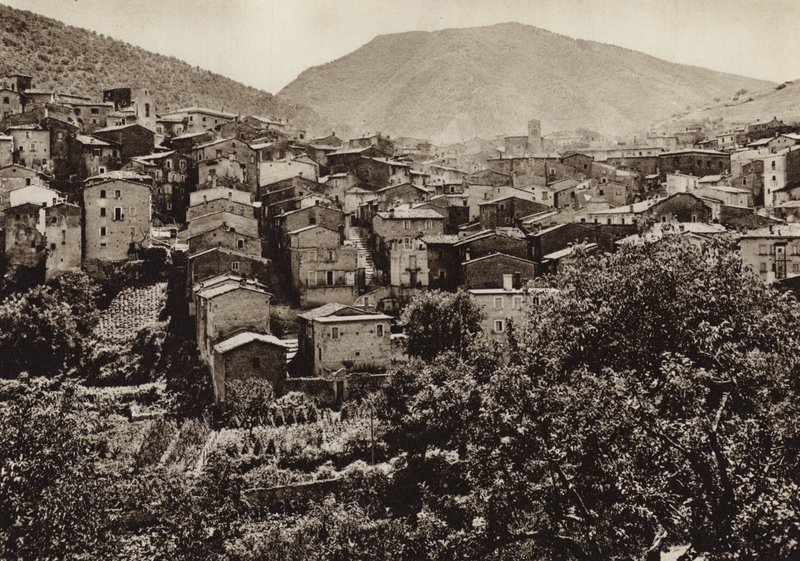 İtalya: Scanno, Abruzzi (s/b fotoğraf) by Kurt Hielscher