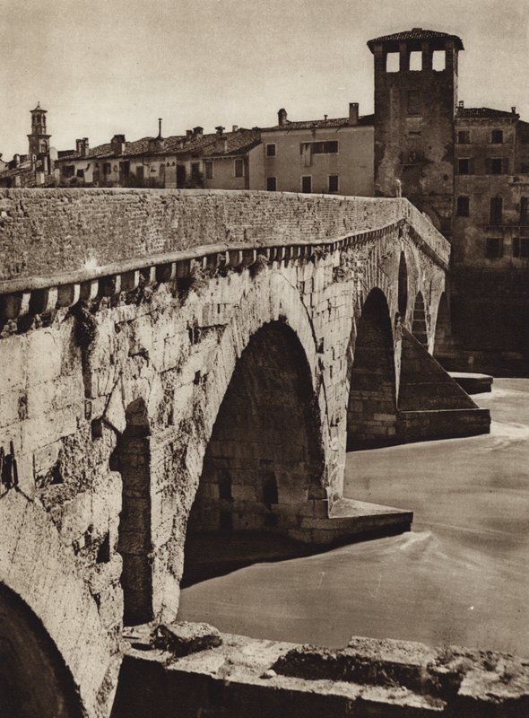 İtalya: Verona (s/b fotoğraf) by Kurt Hielscher