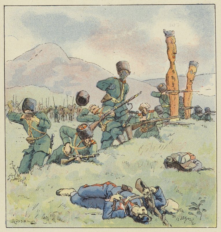Andjou garnizonuna saldırı by L. Malespine